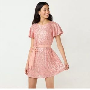 Lauren Conrad Sequin T-Shirt Dress